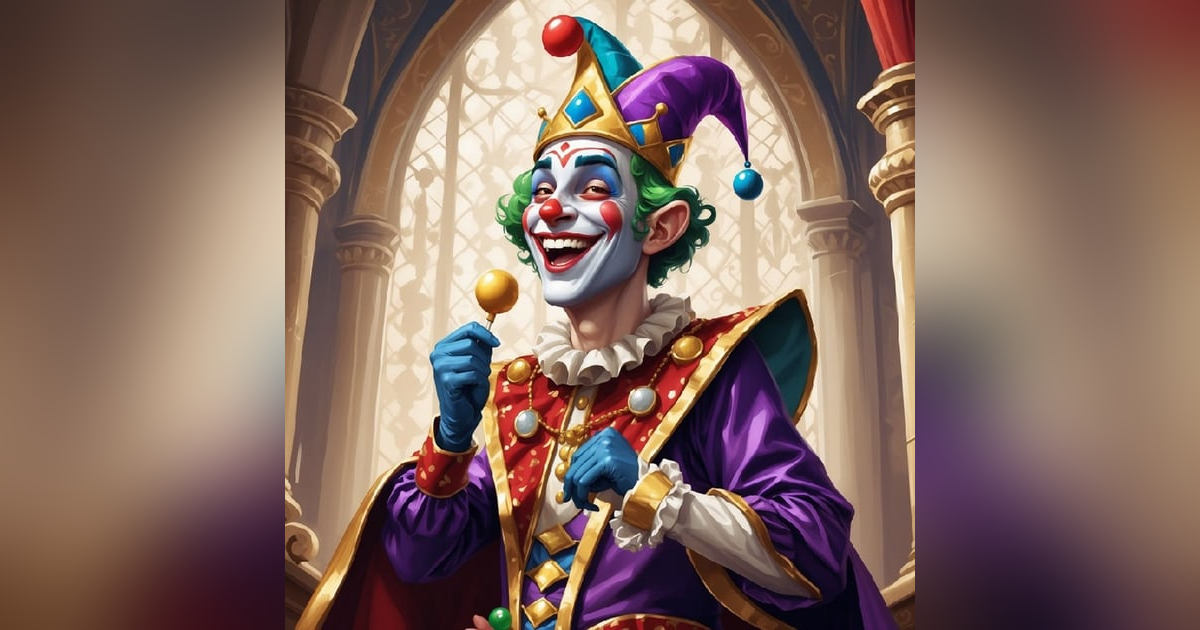 Jangles, the King’s Jester. Jangles, the King’s Jester.