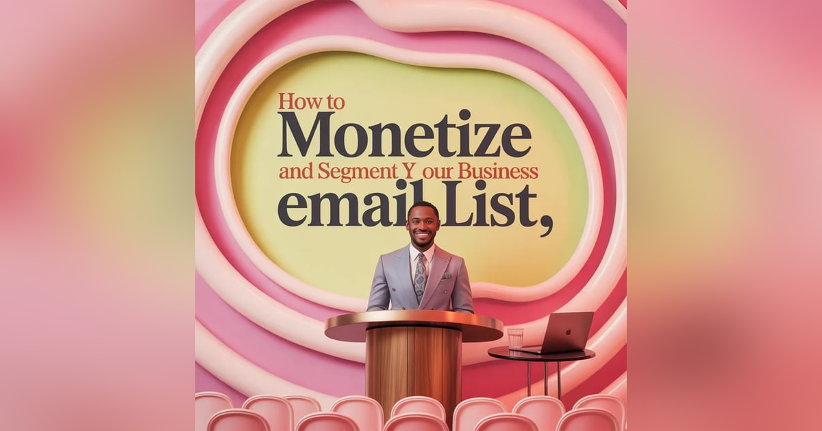 How to Monetize and Segment Your Business Email List for Maximum Marketing ROI That Generates $40 for Every $1 Spent 💸 with Favour Obasi-ike (Valentine's Day Special) 💕 How to Monetize and Segment Your Business Email List for Maximum Marketing ROI That Generates $40 for Every $1 Spent 💸 with Favour Obasi-ike (Valentine's Day Special) 💕