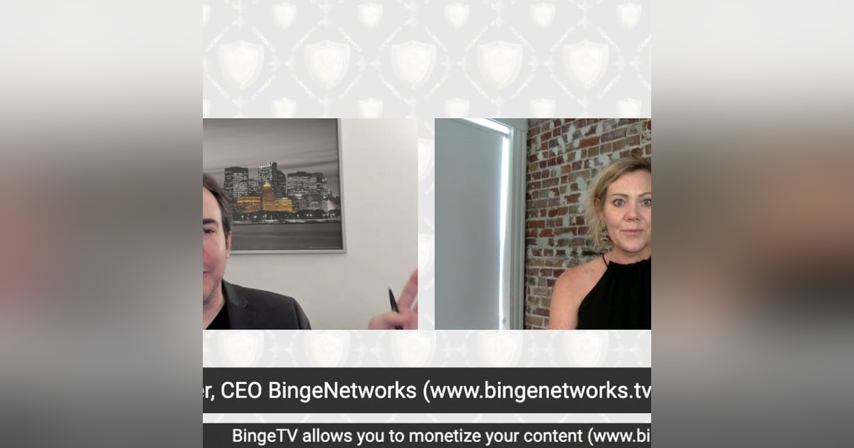 Bonnie Bruderer, CEO Binge Networks, smart streaming distribution and Actor Bonnie Bruderer, CEO Binge Networks, smart streaming distribution and Actor