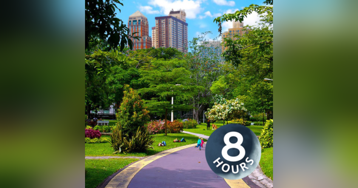 City Park Sounds for Relaxation 8 Hours | White Noise & Study Aid City Park Sounds for Relaxation 8 Hours | White Noise & Study Aid