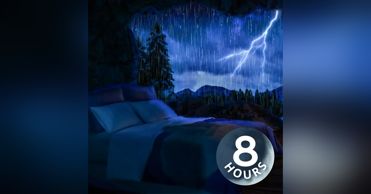 Rain Sounds for Sleeping + Thunder | Relax with a Thunderstorm 8 Hour Rain Sounds for Sleeping + Thunder | Relax with a Thunderstorm 8 Hour