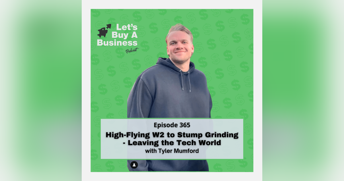 High-Flying W2 to Stump Grinding - Leaving the Tech World High-Flying W2 to Stump Grinding - Leaving the Tech World