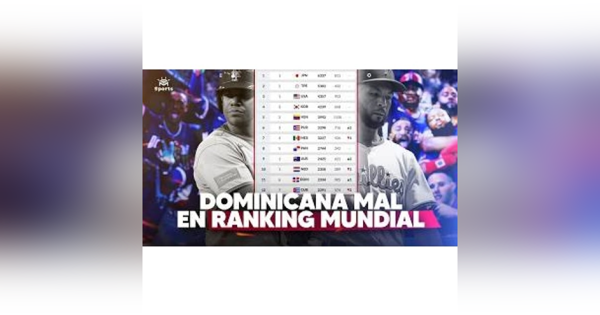 VENEZUELA arriba de DOMINICANA en RANKING - ¿SOTO y LINDOR no se llevan? - Las Deportivas VENEZUELA arriba de DOMINICANA en RANKING - ¿SOTO y LINDOR no se llevan? - Las Deportivas