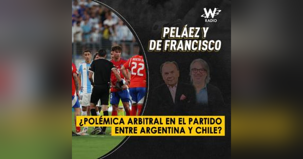 ¿Polémica arbitral en el partido entre Argentina y Chile? ¿Polémica arbitral en el partido entre Argentina y Chile?