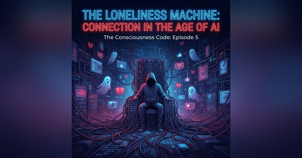 The Loneliness Machine: AI Companions, Synthetic Love & the Future of Human Connection | Consciousness Code Ep. 5 The Loneliness Machine: AI Companions, Synthetic Love & the Future of Human Connection | Consciousness Code Ep. 5