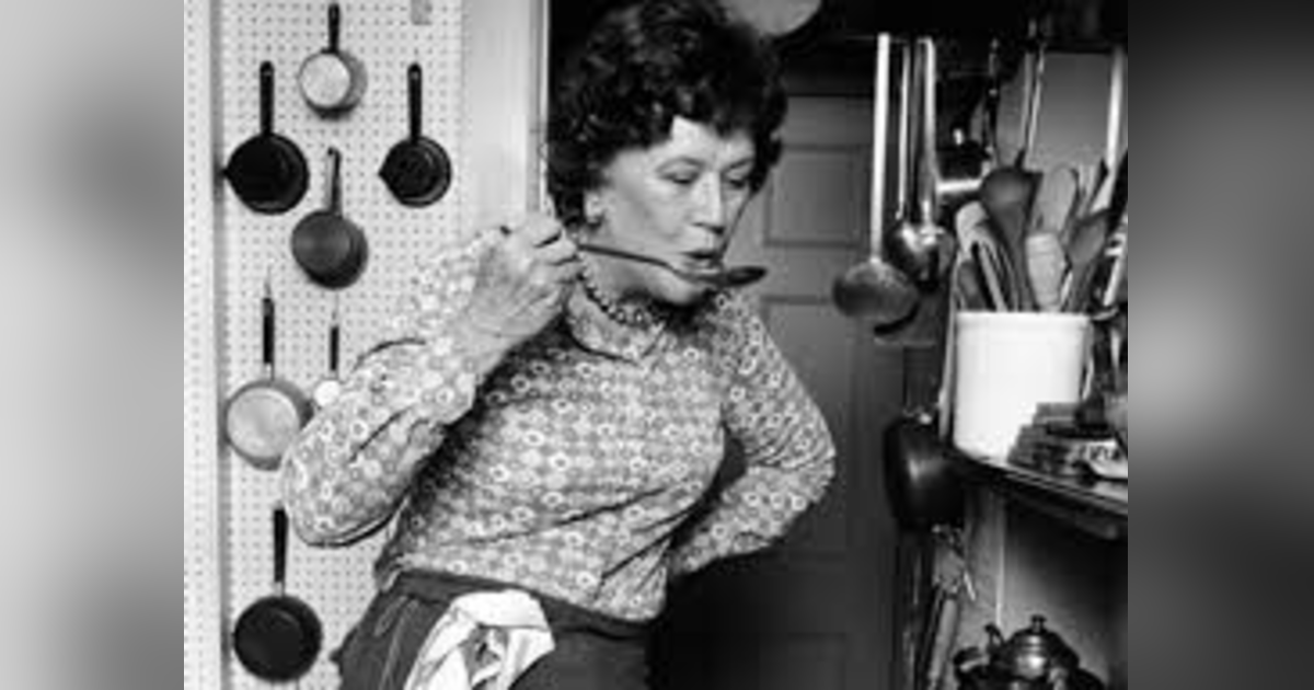 JULIA CHILD'S RECIPE FOR SHARK REPELLENT JULIA CHILD'S RECIPE FOR SHARK REPELLENT