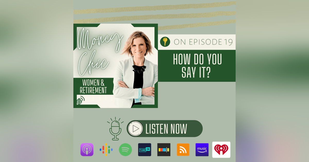 Ep 19: How Do You Say It? Ep 19: How Do You Say It?