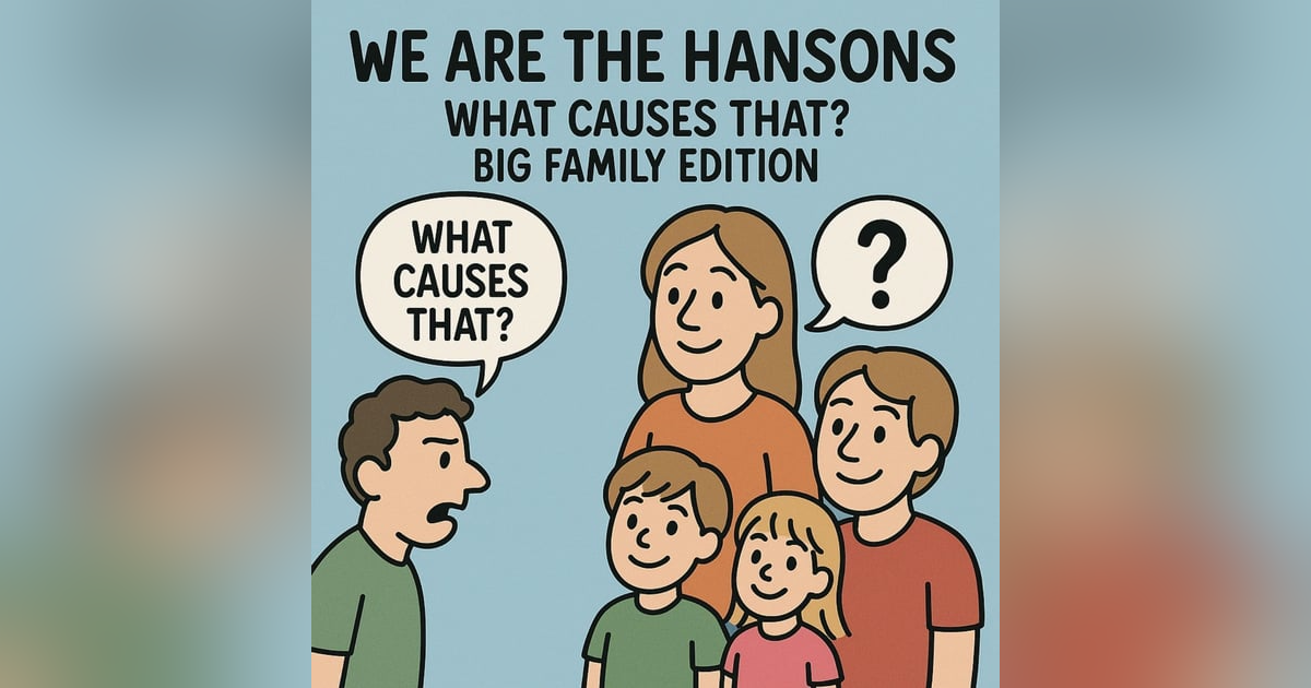 We Are the Hansons: What Causes That? – Big Family Edition We Are the Hansons: What Causes That? – Big Family Edition