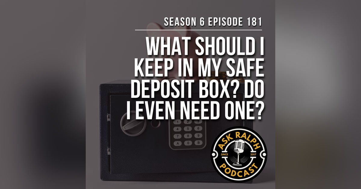 What should I keep in my safe deposit box? Do I even need one? What should I keep in my safe deposit box? Do I even need one?