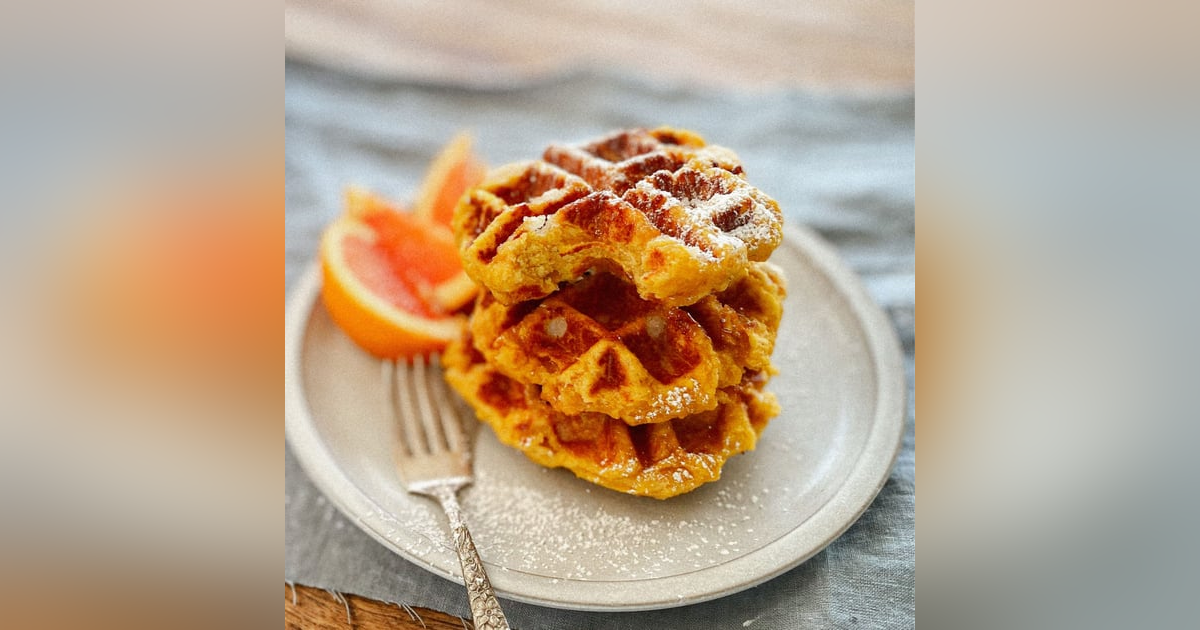 Gluten-Free Pumpkin Belgian Liege Waffles Gluten-Free Pumpkin Belgian Liege Waffles