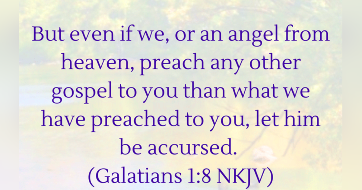 We Must Stay True to the Good News of Jesus and Not Deviate! #80 Reading Galatians 1. We Must Stay True to the Good News of Jesus and Not Deviate! #80 Reading Galatians 1.