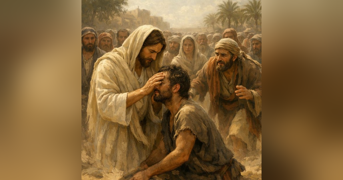 Two Blind Men Open the Eyes of a Crowd of People Two Blind Men Open the Eyes of a Crowd of People