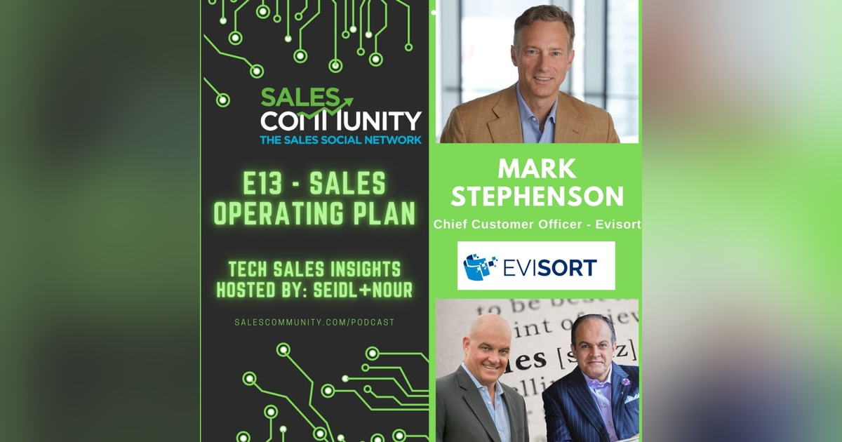 E13 - Sales Operating Plan with Mark Stephenson, Evisort E13 - Sales Operating Plan with Mark Stephenson, Evisort