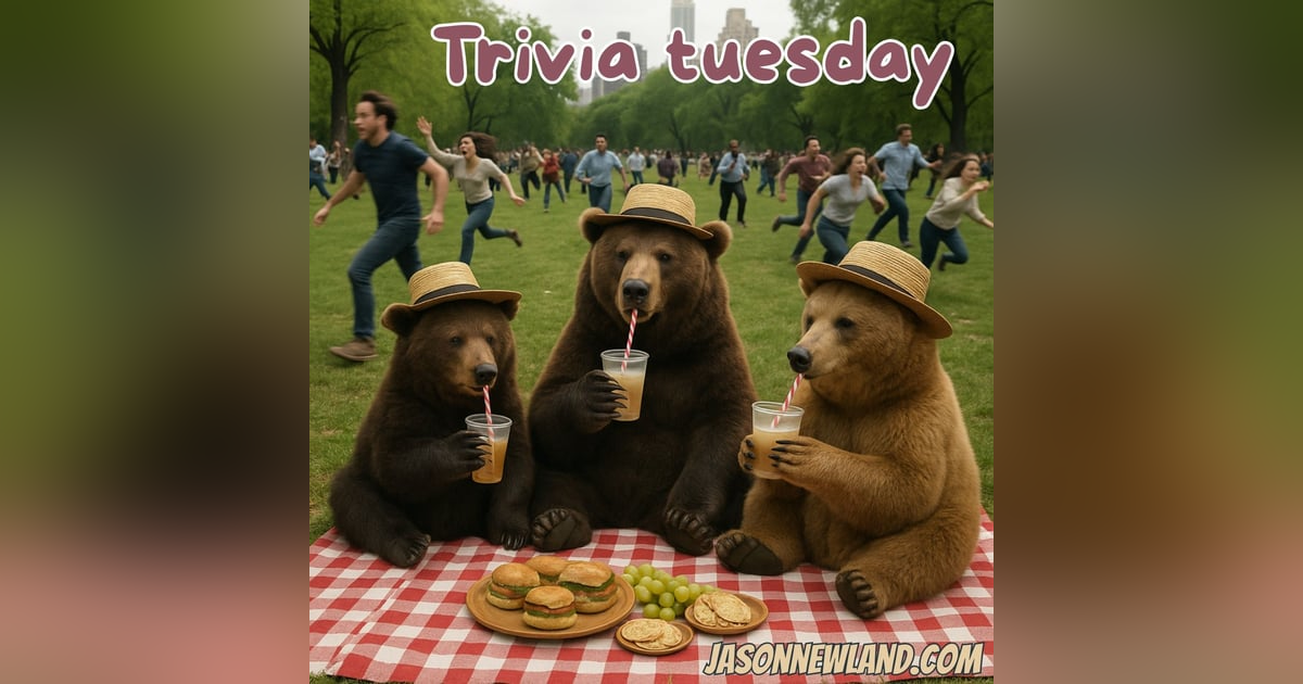 (music) (5 hours) Teddy Bears | Trivia Tuesday | LMBYTS #1415 | Jason Newland | 19th August 2025 (music) (5 hours) Teddy Bears | Trivia Tuesday | LMBYTS #1415 | Jason Newland | 19th August 2025