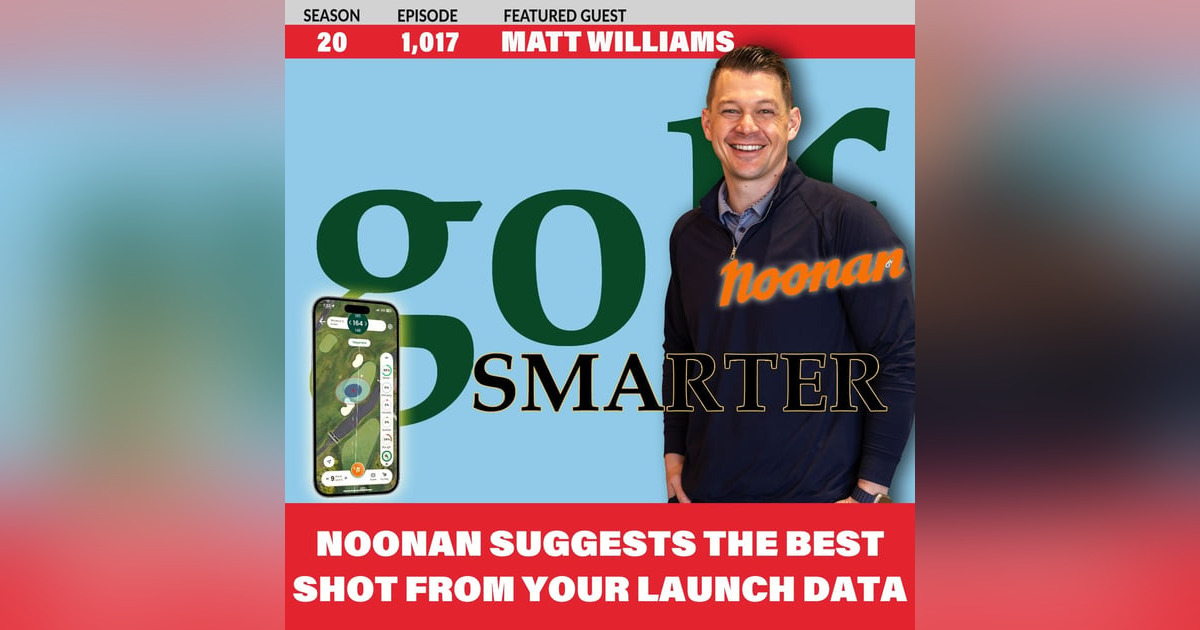 Noonan Caddie App reads your launch Monitor Data to Suggest Your Next Best Shot Noonan Caddie App reads your launch Monitor Data to Suggest Your Next Best Shot