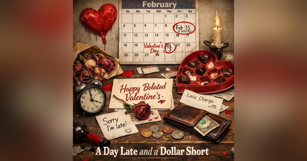 Valentines Day - A Day Late and a Dollar Short Valentines Day - A Day Late and a Dollar Short
