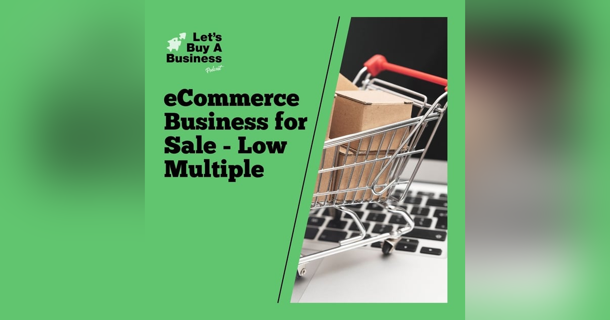 eCommerce Business for Sale - Low Multiple eCommerce Business for Sale - Low Multiple