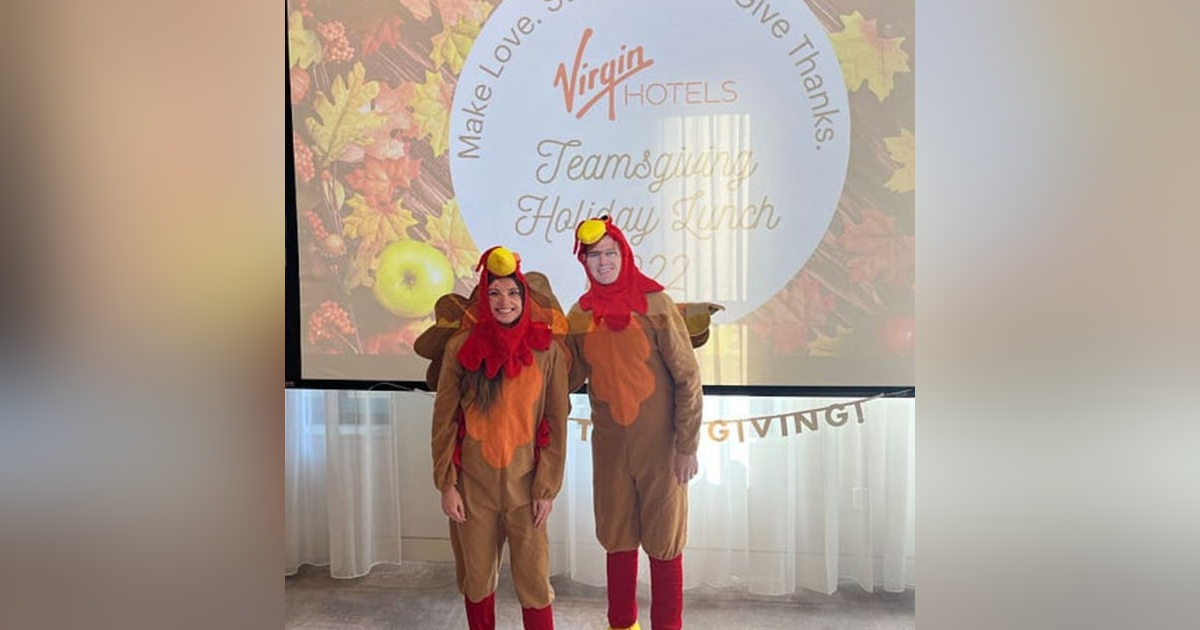 Why I dressed like a turkey - Joshua Schaeffer, Virgin Hotels Why I dressed like a turkey - Joshua Schaeffer, Virgin Hotels
