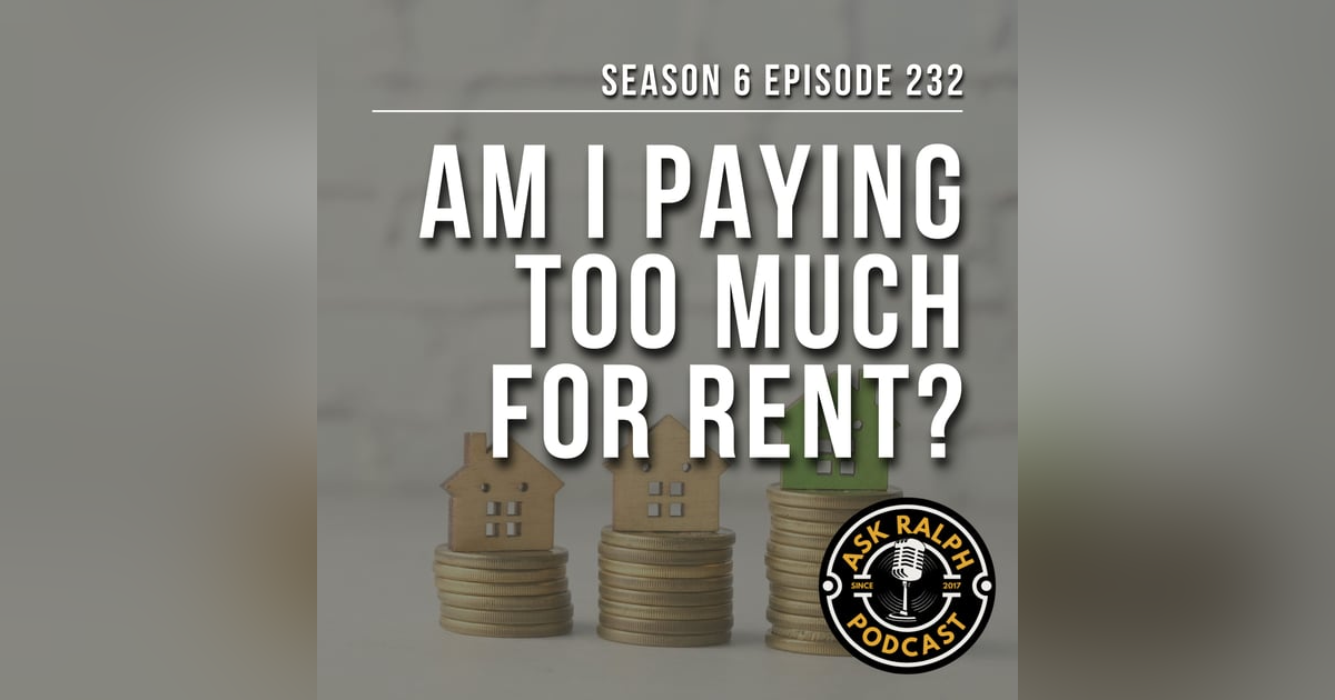 Am I paying too much for rent? Am I paying too much for rent?