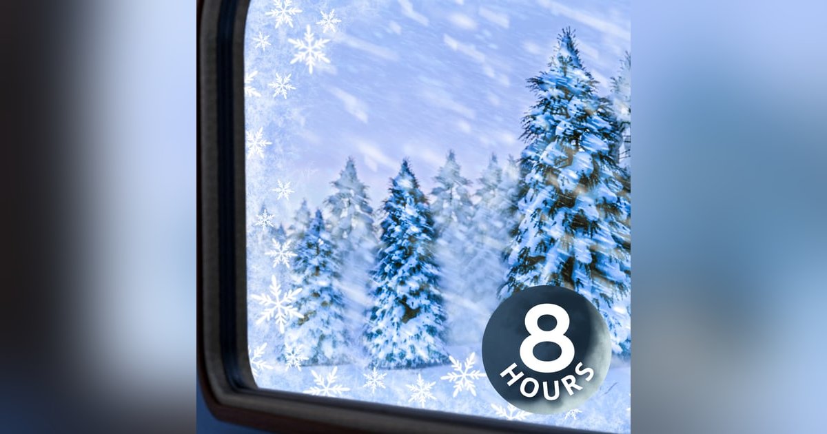 Winter Snowstorm Train Ride 8 Hours | Fall Asleep on Relaxing Railways! Winter Snowstorm Train Ride 8 Hours | Fall Asleep on Relaxing Railways!