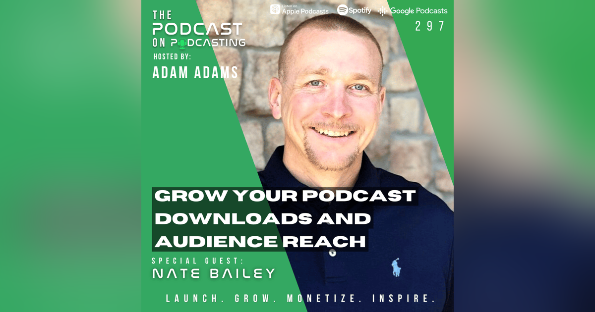 Ep297: Grow Your Podcast Downloads and Audience Reach - Nate Bailey Ep297: Grow Your Podcast Downloads and Audience Reach - Nate Bailey