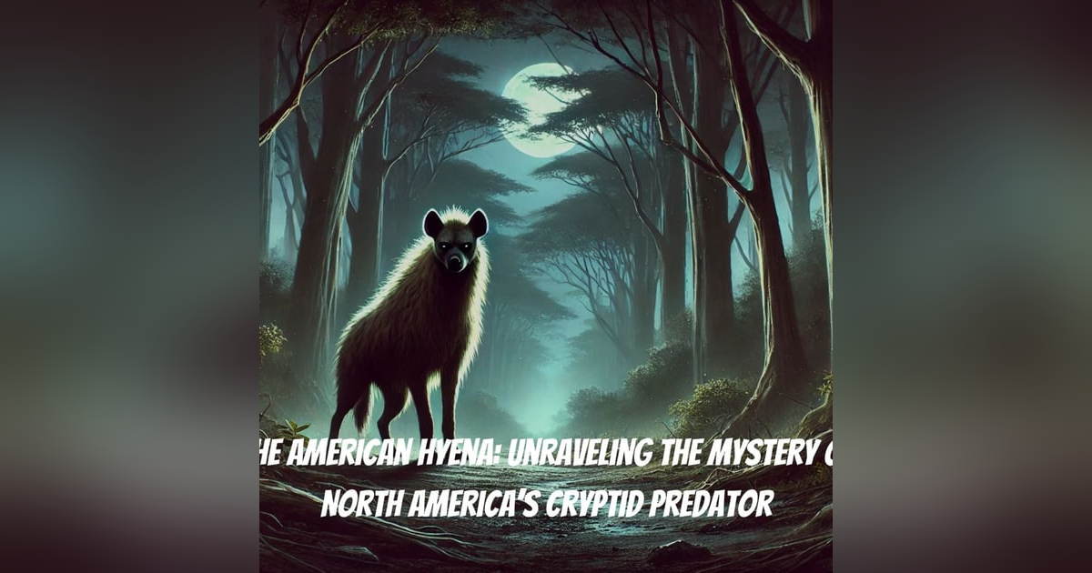 The American Hyena: Unraveling the Mystery of North America’s Cryptid Predator The American Hyena: Unraveling the Mystery of North America’s Cryptid Predator