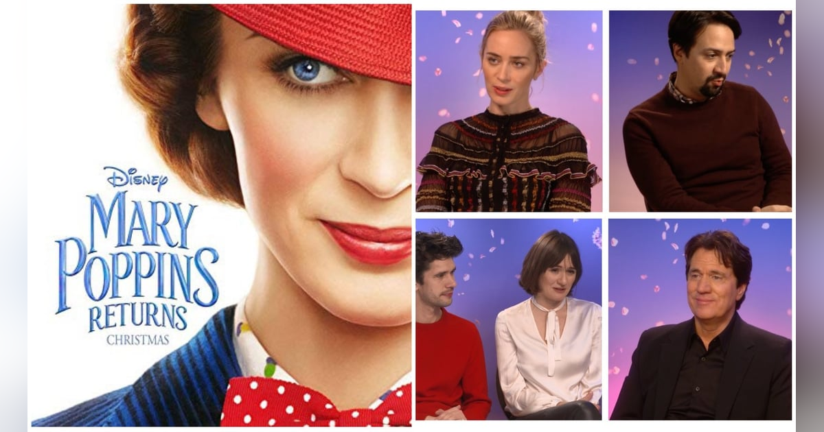 128:Emily Blunt, Lin-Manuel Miranda, Emily Mortimer, Ben Whishaw,Rob Marshall 'Mary Poppins Returns' 128:Emily Blunt, Lin-Manuel Miranda, Emily Mortimer, Ben Whishaw,Rob Marshall 'Mary Poppins Returns'