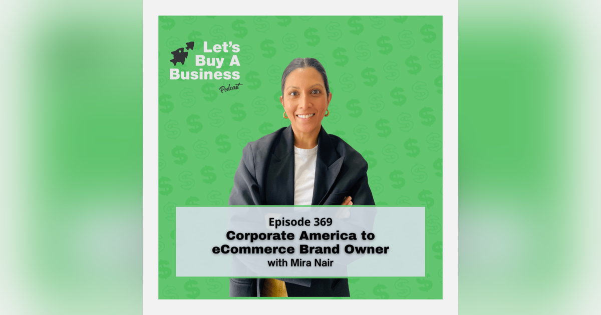 Corporate America to eCommerce Brand Owner Corporate America to eCommerce Brand Owner