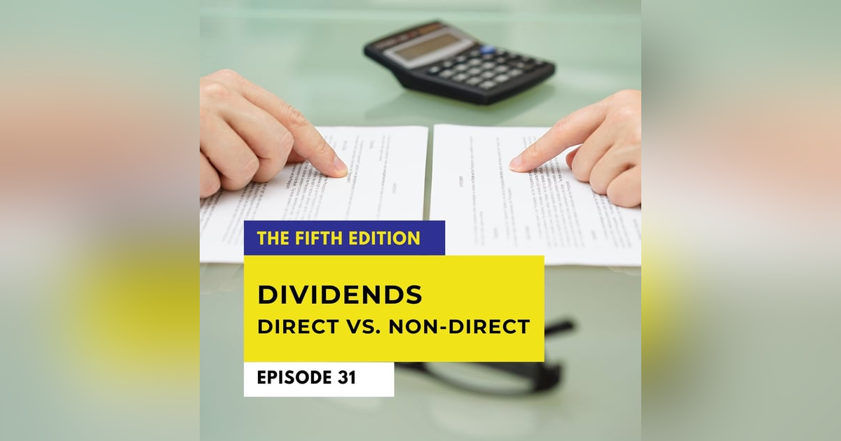 Direct vs Non-Direct Recognition Dividends Direct vs Non-Direct Recognition Dividends