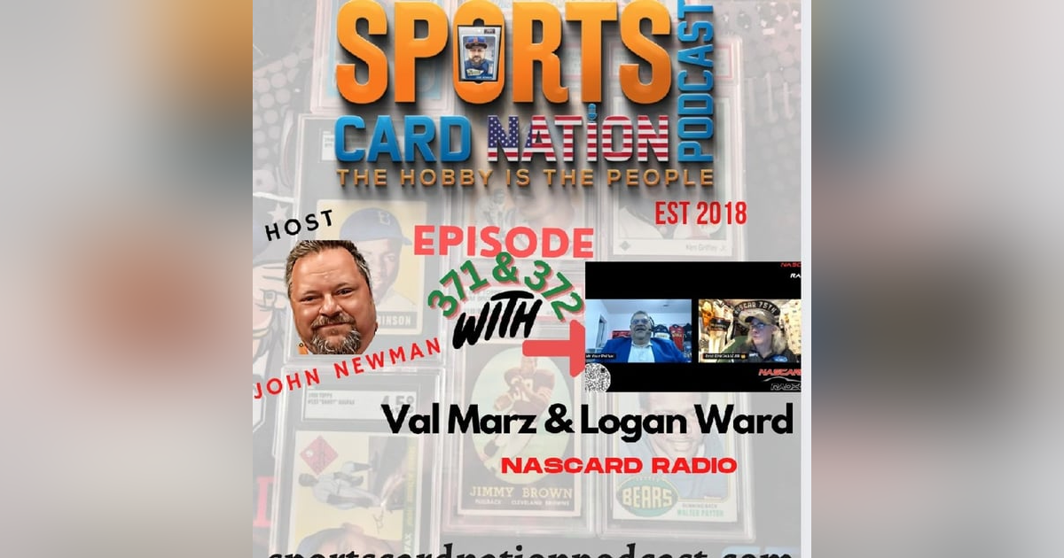Logan Ward & Val Marz Hobby Talk & Racing Card HOF E371 Logan Ward & Val Marz Hobby Talk & Racing Card HOF E371