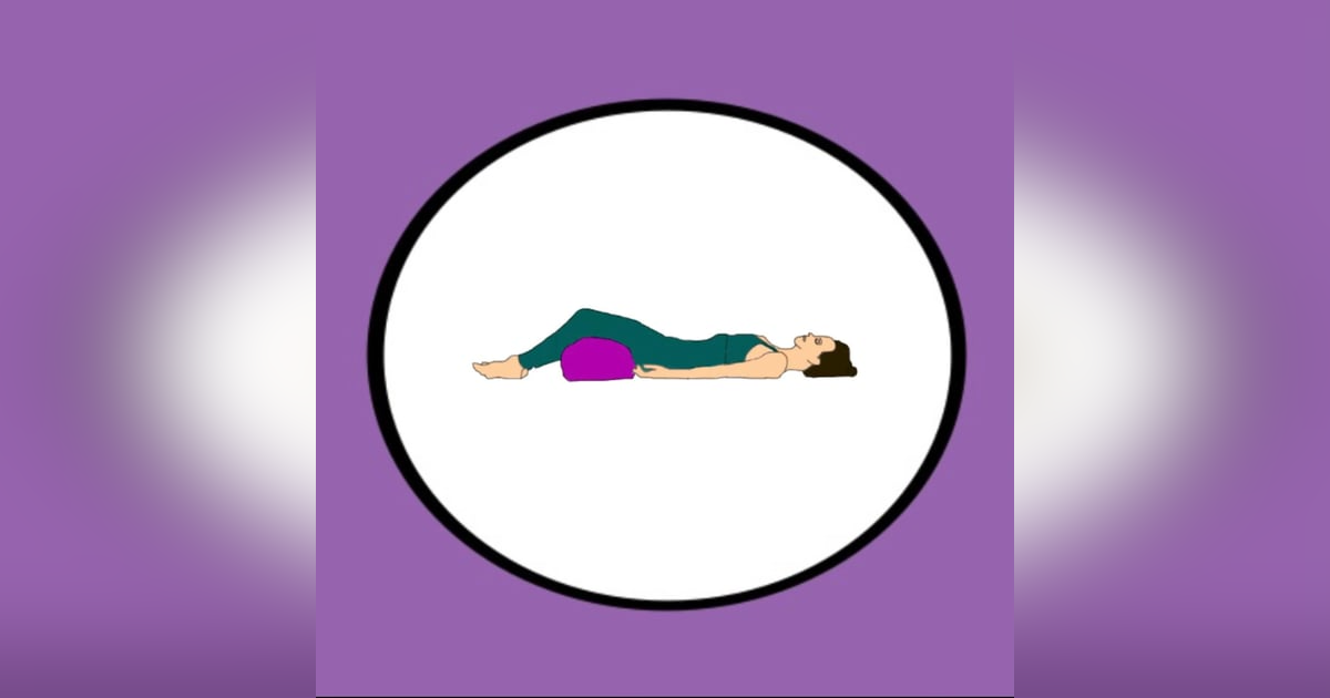 Bolster under the knees?  Yes please! Bolster under the knees?  Yes please!