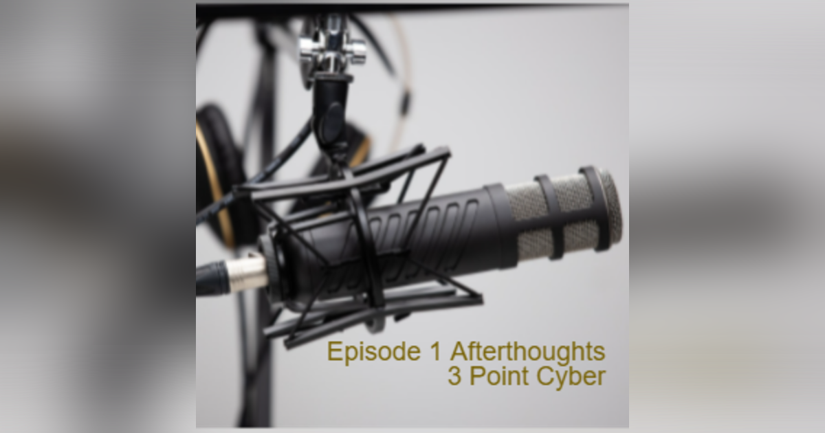 Thoughts on Business Continuity, Disaster Recovery and Incident Response - Episode 1 Afterthought Thoughts on Business Continuity, Disaster Recovery and Incident Response - Episode 1 Afterthought