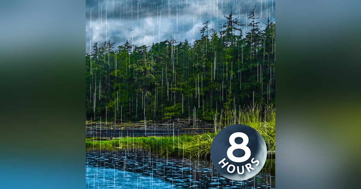 Soothing Stream & Rain Sounds for Sleeping | 8-Hour White Noise Soothing Stream & Rain Sounds for Sleeping | 8-Hour White Noise