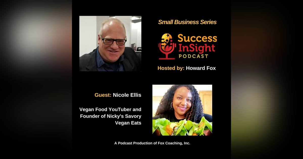 Nicole Ellis, Vegan Food YouTuber and Founder of Nicky's Savory Vegan Eats Nicole Ellis, Vegan Food YouTuber and Founder of Nicky's Savory Vegan Eats