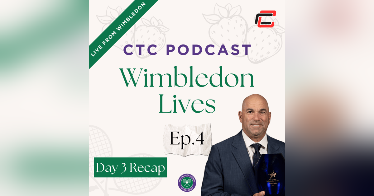 Wimbledon Live Day 3 Recap. W/ Bruce Lipka Wimbledon Live Day 3 Recap. W/ Bruce Lipka