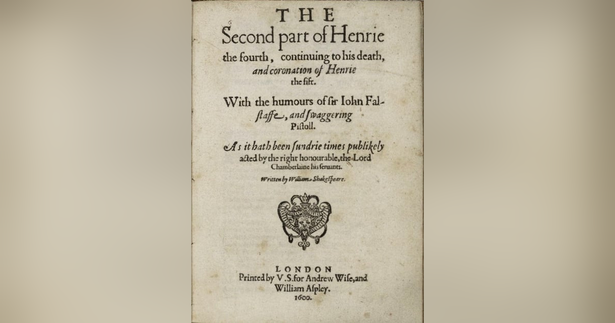 Henry IV Part 2: ‘We Have Heard the Chimes at Midnight’ Henry IV Part 2: ‘We Have Heard the Chimes at Midnight’