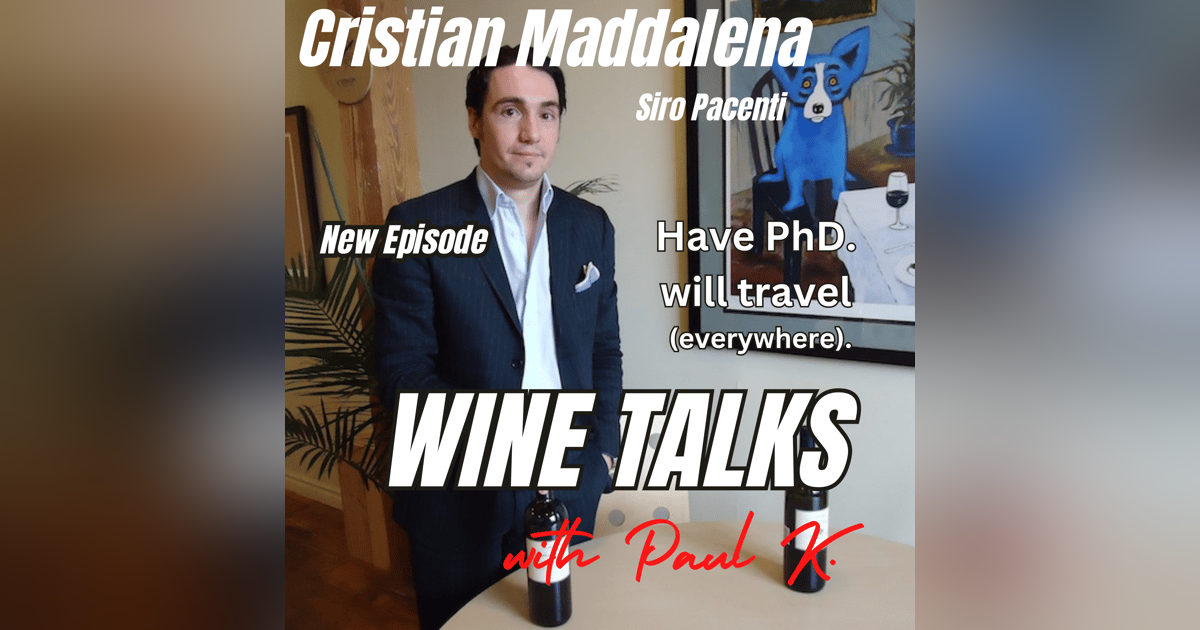 Clear and articulate about the Italian wine trade. Meet Dr. Cristian Maddalena. Clear and articulate about the Italian wine trade. Meet Dr. Cristian Maddalena.