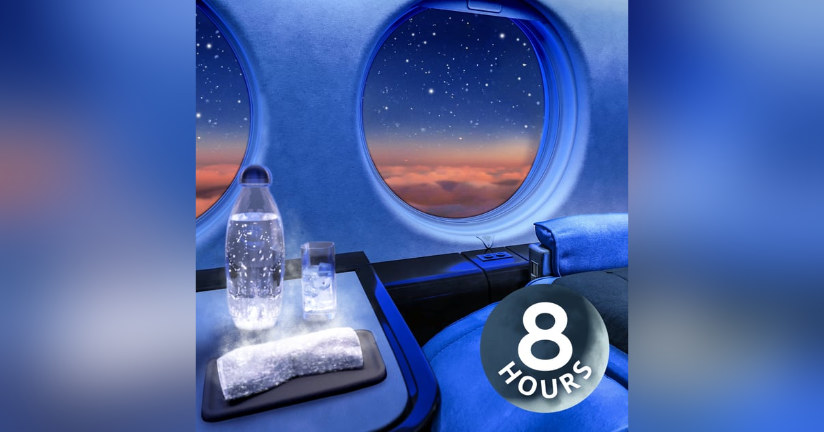 Fall Asleep in Comfort Aboard Private Luxury Jet | 8 Hours Fall Asleep in Comfort Aboard Private Luxury Jet | 8 Hours