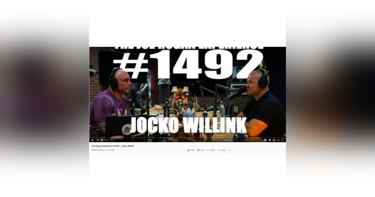 366: The Cops, Jocko Willink, and Joe Rogan 366: The Cops, Jocko Willink, and Joe Rogan