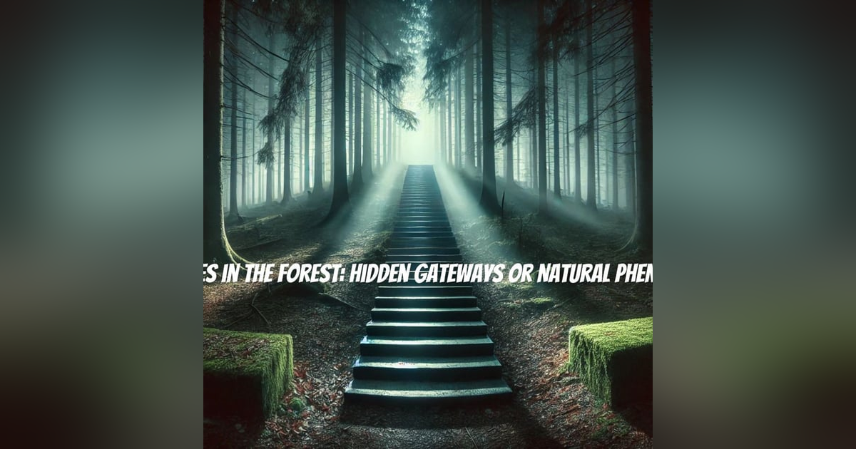 Staircases in the Forest: Hidden Gateways or Natural Phenomenon? Staircases in the Forest: Hidden Gateways or Natural Phenomenon?