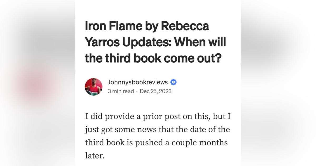 97. When will the third book in the Fourth Wing series come out? 97. When will the third book in the Fourth Wing series come out?