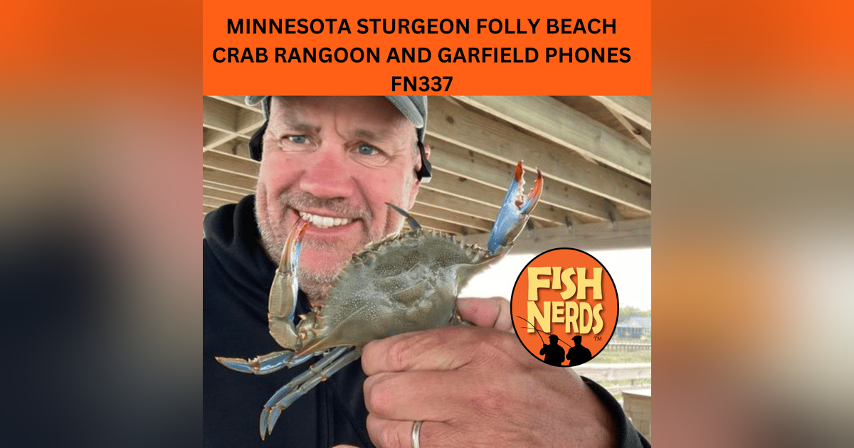 MINNESOTA STURGEON FOLLY BEACH CRAB RANGOON AND GARFIELD PHONES FN337 MINNESOTA STURGEON FOLLY BEACH CRAB RANGOON AND GARFIELD PHONES FN337