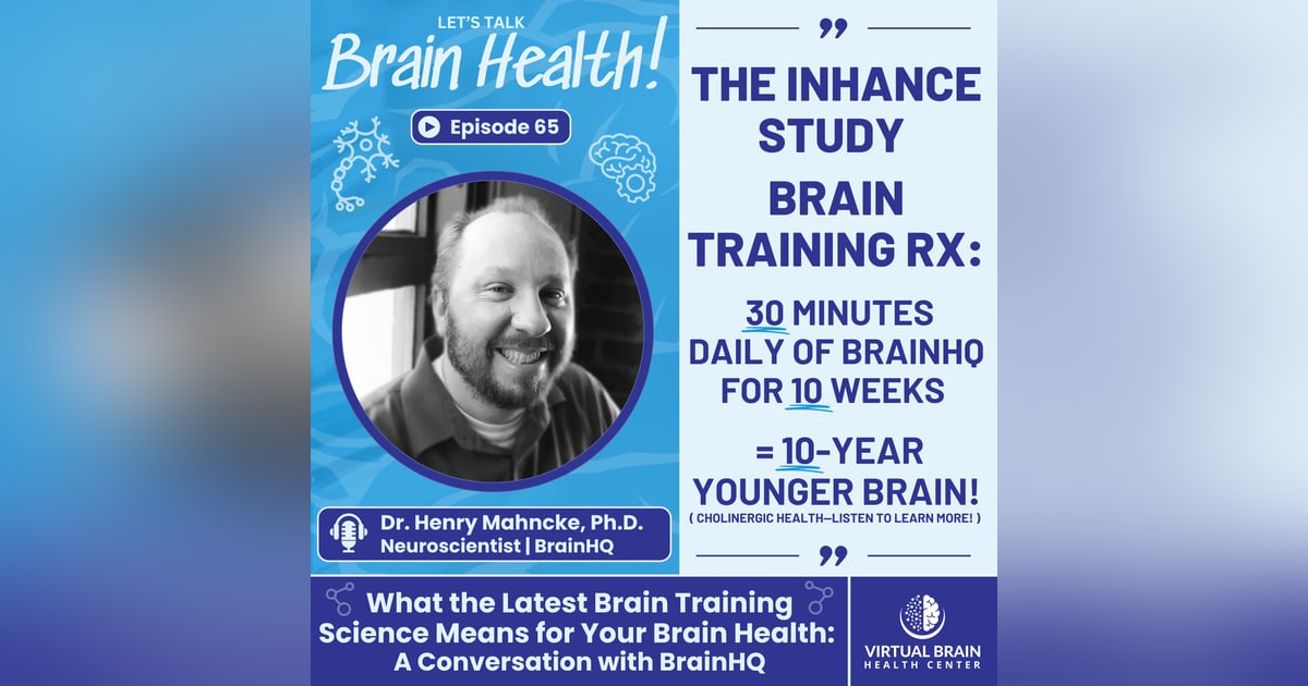 What the Latest Brain Training Science Means for Your Brain Health: A Conversation with the Lead Developer of BrainHQ, Dr. Henry Mahncke, Ph.D. What the Latest Brain Training Science Means for Your Brain Health: A Conversation with the Lead Developer of BrainHQ, Dr. Henry Mahncke, Ph.D.