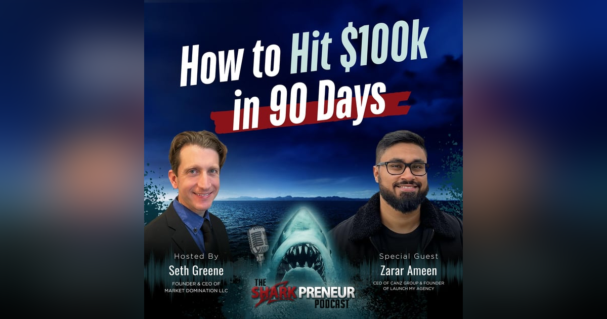 Episode 1188: How to Hit $100k in 90 Days: Launching a Digital Marketing Agency from Scratch with Zarar Ameen Episode 1188: How to Hit $100k in 90 Days: Launching a Digital Marketing Agency from Scratch with Zarar Ameen
