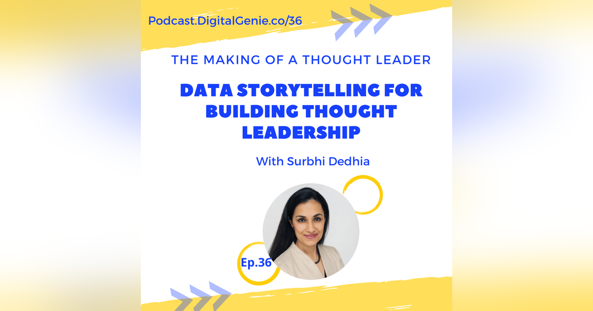 Data Storytelling for Building Thought Leadership Data Storytelling for Building Thought Leadership
