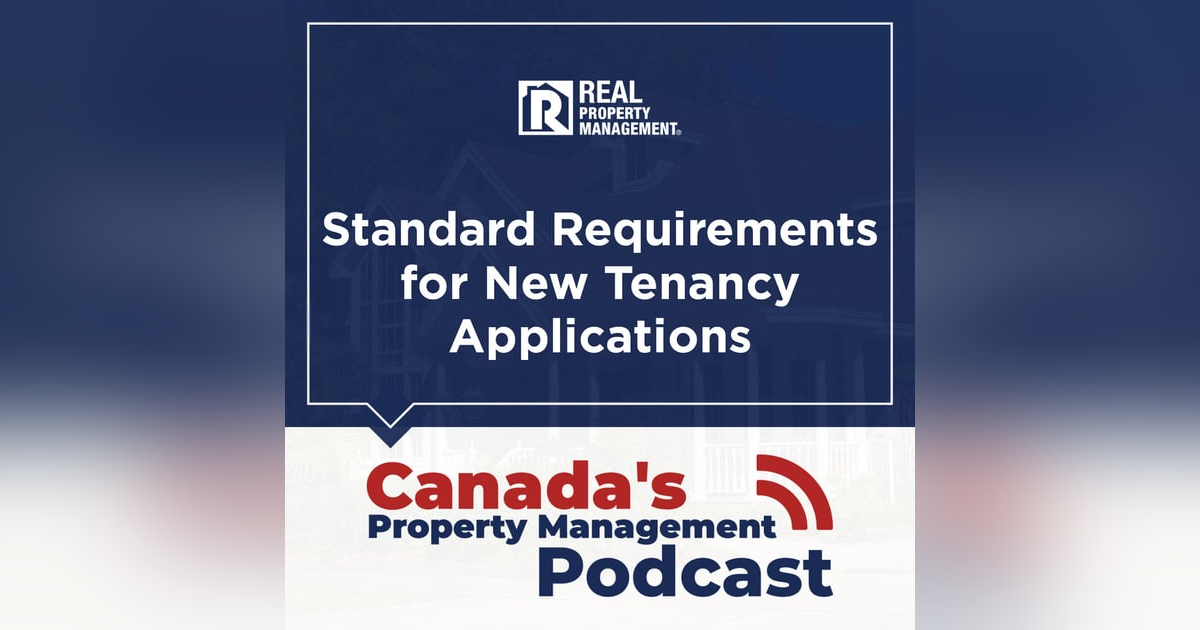 Standard Requirements for New Tenancy Applications Standard Requirements for New Tenancy Applications