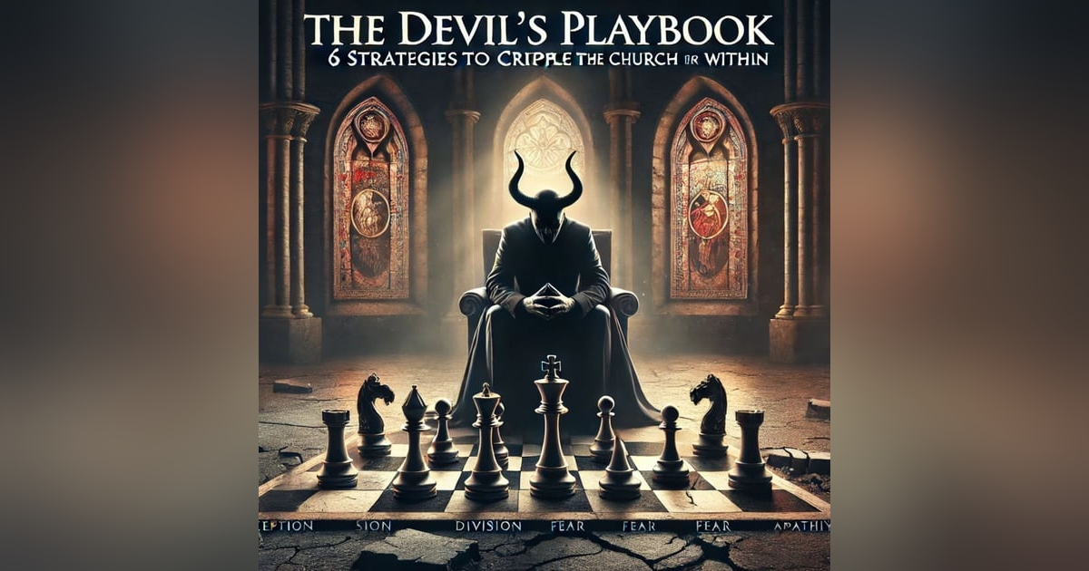 The Devil’s Playbook: 6 Strategies to Cripple the Church from Within The Devil’s Playbook: 6 Strategies to Cripple the Church from Within