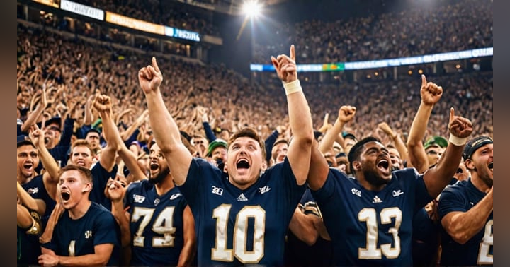 image for Notre Dame Shocks SEC Champion Georgia in Sugar Bowl | (7) Notre Dame 23 def. (2) Georgia 10