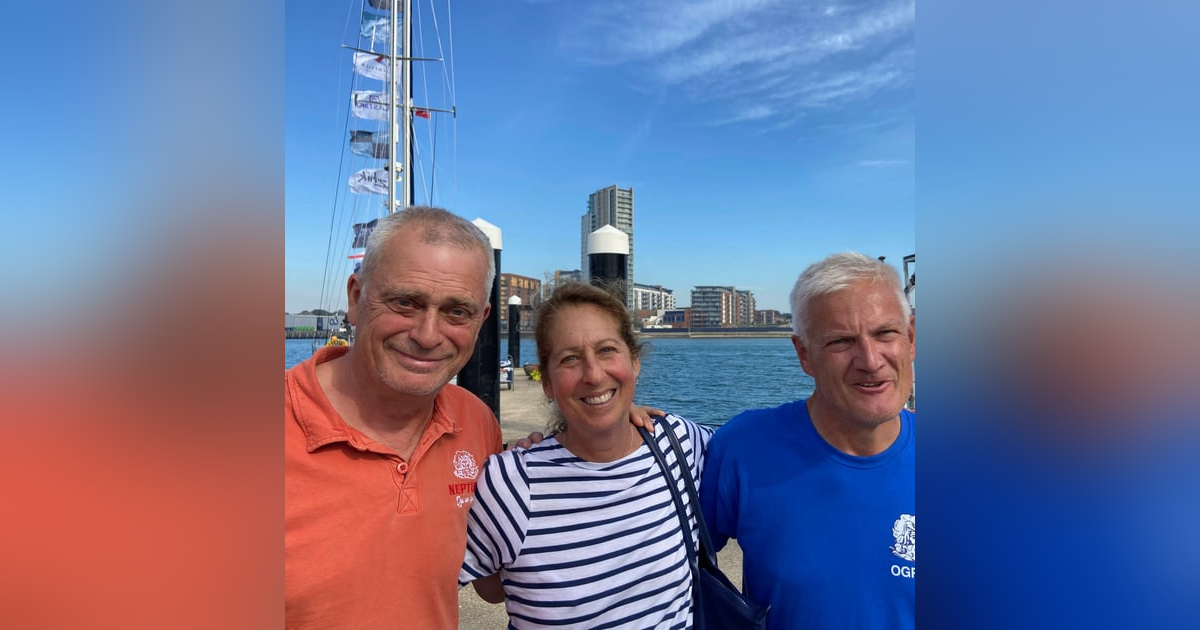 Ocean Global Race. Neptune arrives in Cape Town South Africa. Talking with Skipper Tann Raffray and Amy Bridge. Ocean Global Race. Neptune arrives in Cape Town South Africa. Talking with Skipper Tann Raffray and Amy Bridge.