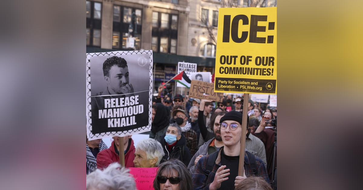 The ICE arrest of student activist Mahmoud Khalil The ICE arrest of student activist Mahmoud Khalil